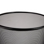 Seville Classics 2-Pack Steel Mesh Round Trashcan Wastebasket - Image 2