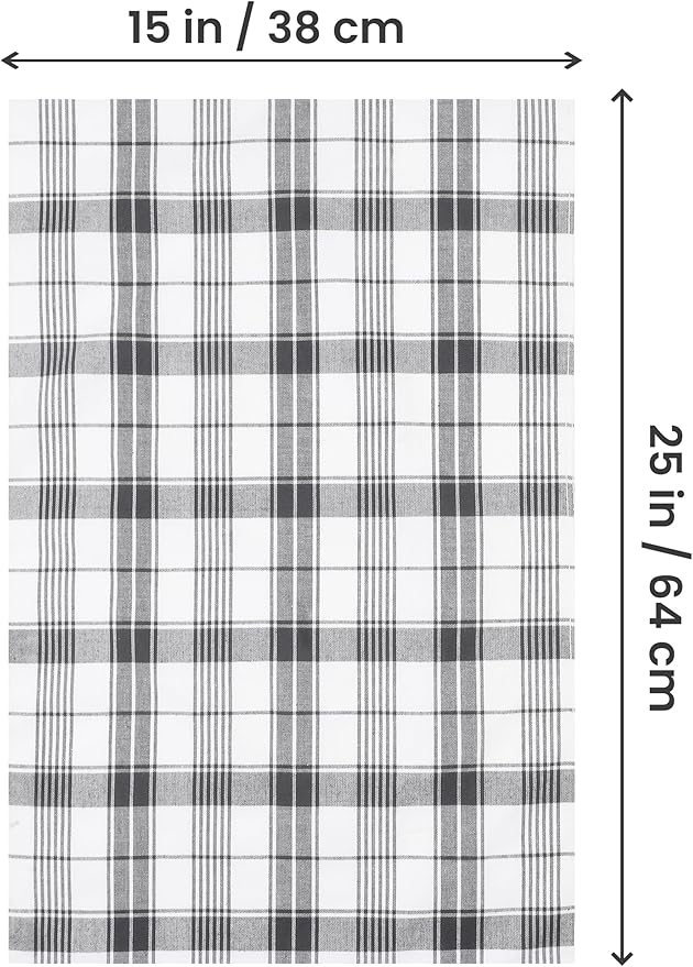Utopia Towels Grey & White Dish Towels 100% Ring Spun Cotton Highly Absorbent & - Image 6