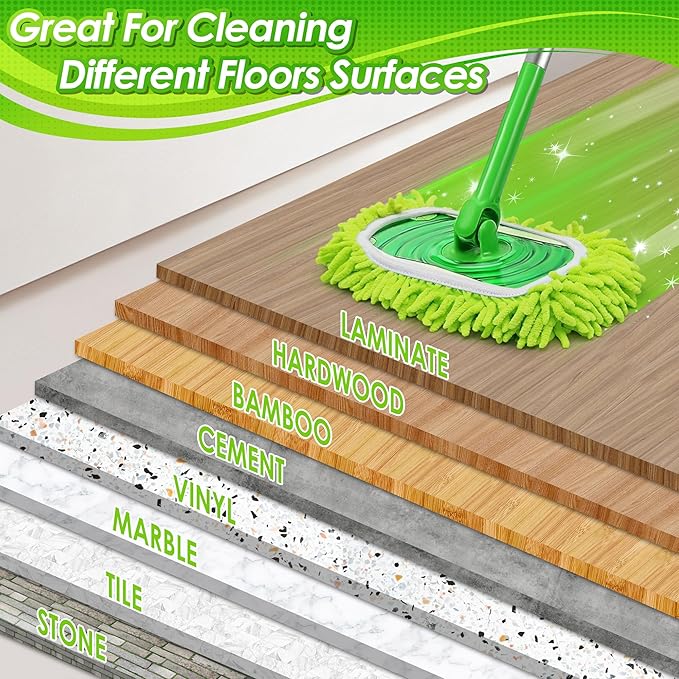 JEHONN Reusable Microfiber Mop Pads Compatible - Image 4