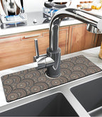 Kitchen Sink Splash Guard Faucet Mat Super Absorbent Fast Drying Mat Sink - Image 2