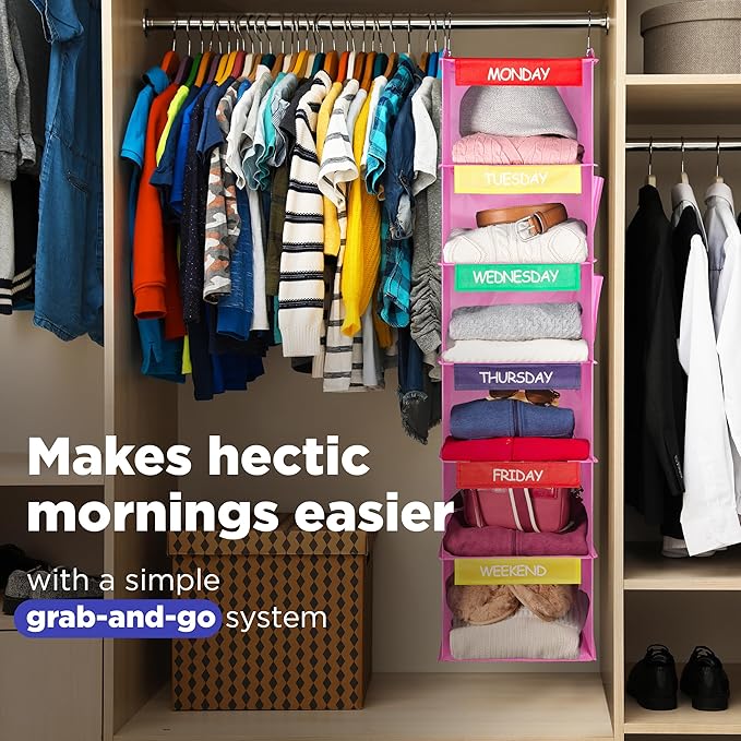 Handy Laundry Hanging Clothes Organizer - Image 6