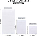 Utopia Towels 8 Piece Luxury Towel Set, 2 Bath, 2 Hand, and 4 Wash Cloths - Image 2