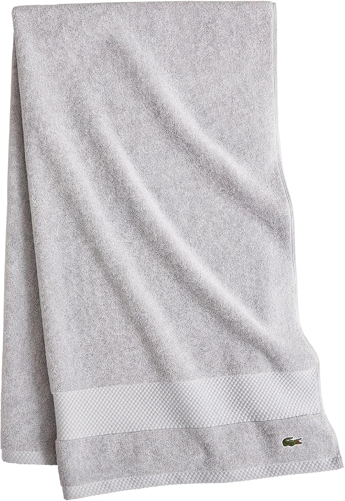 Lacoste Heritage 100% Supima Cotton Bath Towel, Premium Super Soft Bath Towel by LACOSTE