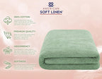 American Soft Linen 100% Cotton 600 GSM Turkish 40x80 Oversized Bath Towel Sheet - Image 4
