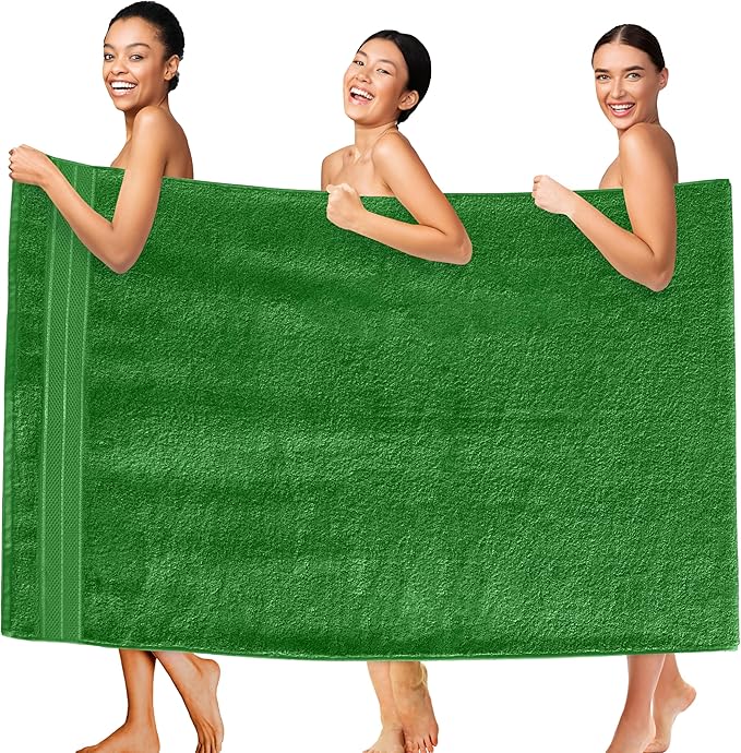 Elegant Comfort Three Line Popcorn Extra Large Luxury Bath Towel by ELEGANTCOMFORT