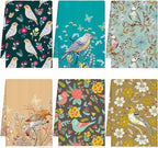 Geyoga 6 Pcs Spring Floral Kitchen Towels Flamingo Dish Hand Towels Sunflower by Geyoga