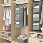 MAX Houser 6 Tier Shelf Hanging Closet Organizer, Closet Hanging Shelf - Image 7