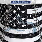 Baseball Textures Laundry Basket Foldable Oxford Cloth American Flag Laundry - Image 4