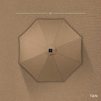 Best Choice Products 10ft Solar Polyester LED Lighted Patio Umbrella w/Tilt Adjustment and UV-Resistant Fabric - Image 4