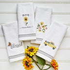 SKL Home by Saturday Knight Ltd. Tossed Flowers Hand Towel - Image 4