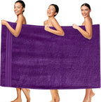 Elegant Comfort Three Line Popcorn Extra Large Luxury Bath Towel by ELEGANTCOMFORT