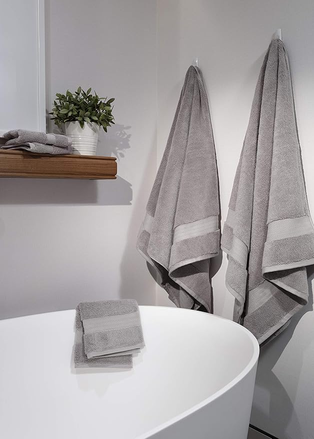 Fabdreams 100% Organic Cotton Bath Sheet Set of 2 700 GSM Oversized Towels - Image 5