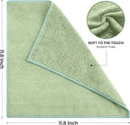 Microfiber Cleaning Cloth, 12 Pack Green Cleaning Rags - Image 2