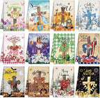 12 Pcs Seasonal Kitchen Towels Set by FuWeave