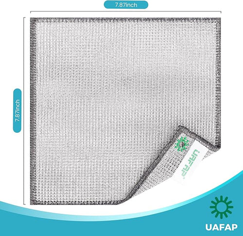 12 PCS Non Scratch Wire Dishcloth, Cleans Fast Without Scratching, Stands Up to - Image 2