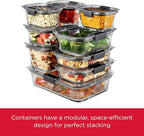 Rubbermaid Brilliance Glass Food Storage Containers, 3.2 Cup, Leak-Proof - Image 5