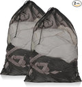 2 Pack Mesh Laundry Bags, 23 x 34 Inches Heavy Duty Mesh Laundry Bag, Large by PEASUG