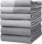 Premium Kitchen Towels | Large Cotton Dish Towels | Flat & Terry Highly by BumbleTowels