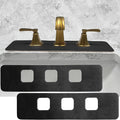 Faucet Mat Bathroom Sink 3-square-hole : AHA HOMEWARE Diatomite Rubber Bathroom by AHAHOMEWARE