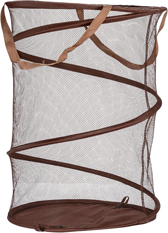 Household Essentials Pop-Up Mesh Laundry Hamper - Image 8