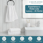 White Hand Towels for Bathroom - Image 2