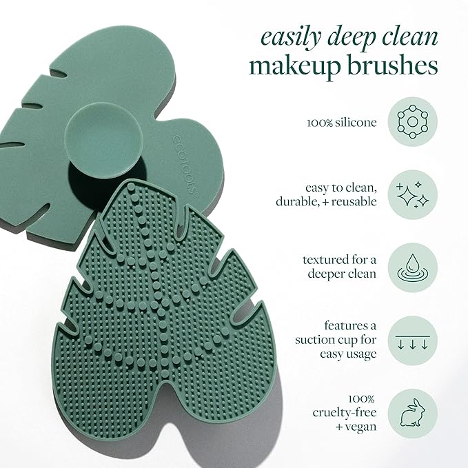 EcoTools Makeup Brush Cleansing Pad + Deep Clean Shampoo Bundle, Brush Cleaner - Image 7