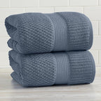NY Loft 100% Cotton 2 Pack Bath Sheet Towel Set | Extra Large Oversize Bath - Image 8