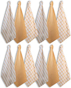 LANE LINEN Kitchen Towels Set of 12-100% Cotton, Quick-Drying 18” x 28” - Image 2