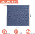 BOOMIBOO 6-Pack Kitchen Dish Cloths, 100% Cotton Waffle Weave, Ultra Soft - Image 2