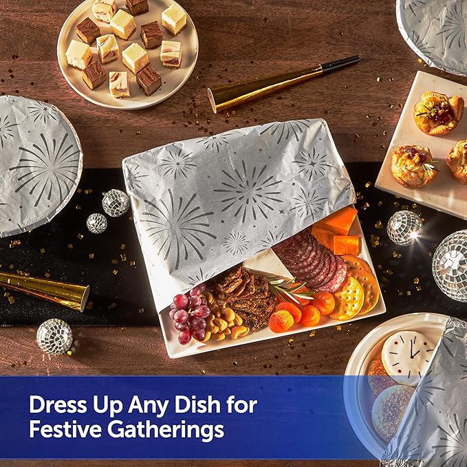 Reynolds Wrap Fun Foil with Festive Firework Pattern, Embossed Aluminum Foil - Image 4