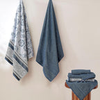 Modern Threads Ophelia 6-Piece 100% Cotton Towel Set – Reversible Yarn Dyed - Image 2