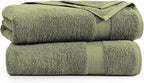 LANE LINEN 100% Ring Spun Cotton Luxury Bath Sheet 2 Pcs - Image 2