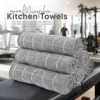 Utopia Towels 8 Pack Kitchen Towels Set, 12x12 Inches, Highly Absorbent and - Image 8