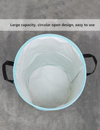 QUEENLALA Large Storage Basket, Laundry Hamper/Bathroom/Home Decor/Collapsible - Image 7