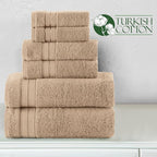 Elegant Comfort Luxury 6-Piece Towel Set, Premium Soft 100% Turkish Cotton - Image 5