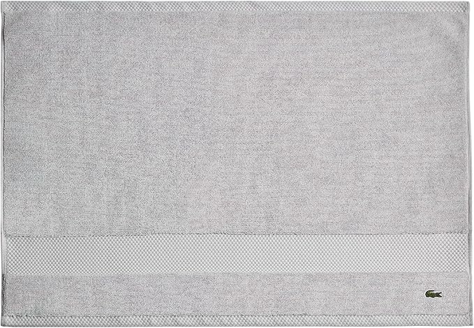 Lacoste Heritage 100% Supima Cotton Tub Mat, Premium Super Soft Bath Towel by LACOSTE
