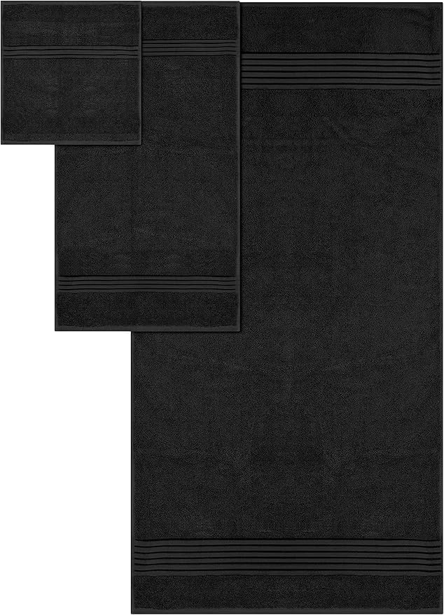 Utopia Towels 8 Piece Premium Towel Set, 2 Bath, 2 Hand, and 4 Washcloths - Image 2