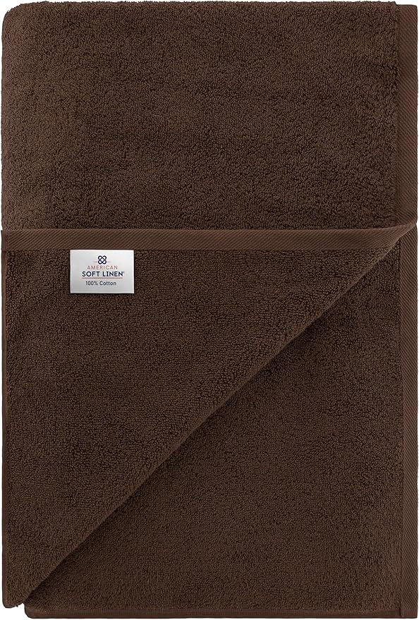 American Soft Linen 100% Cotton 600 GSM Turkish 40x80 Oversized Bath Towel Sheet - Image 6