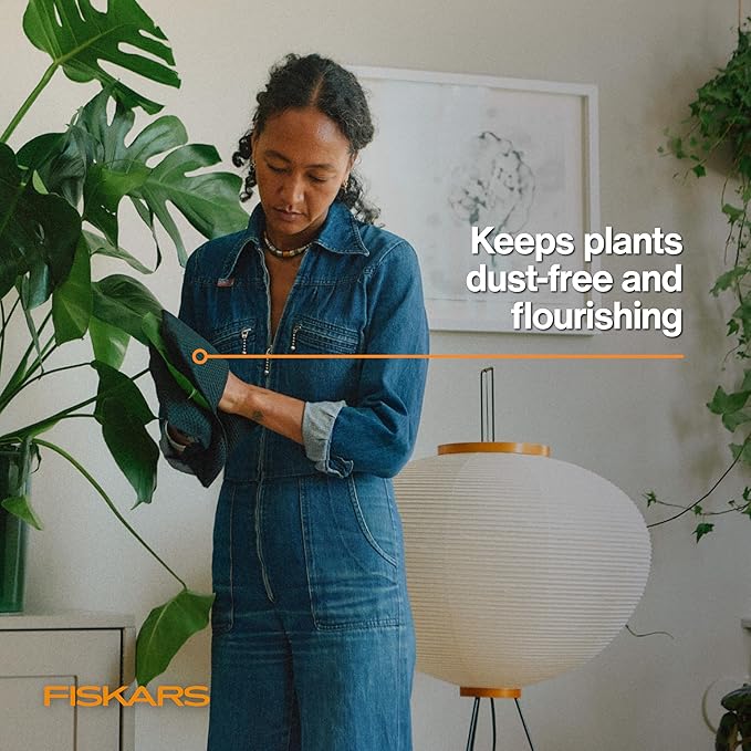 Fiskars Sunkiss Plant Care Cloth, Microfiber Dusting and Cleaning - Image 3