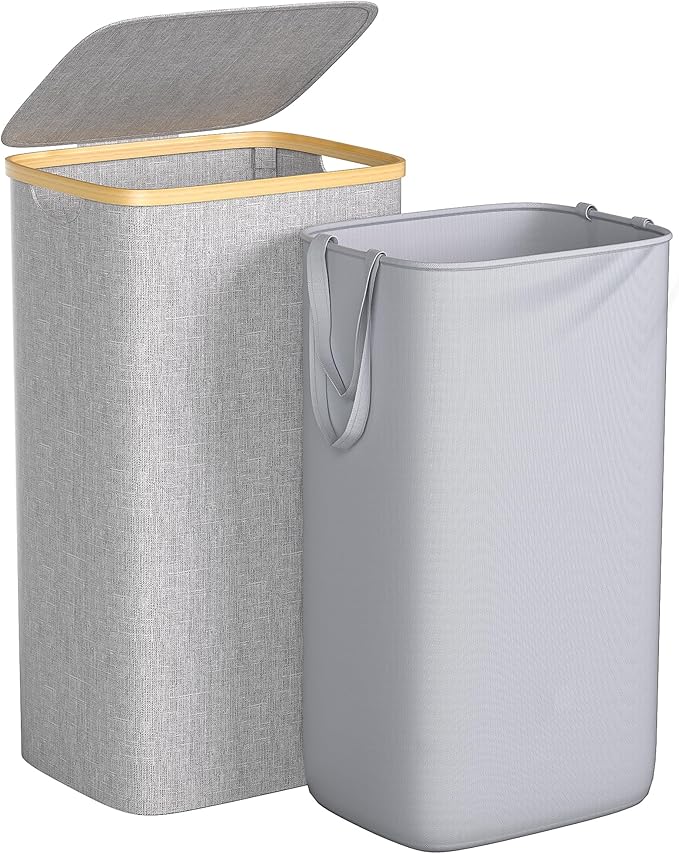 Large Laundry Hamper, 100L Waterproof Laundry Basket by Foluck