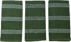 Serafina Home Dark Forest Green Kitchen Hand Dish Towels: Oversized 18" x 28" - Image 6