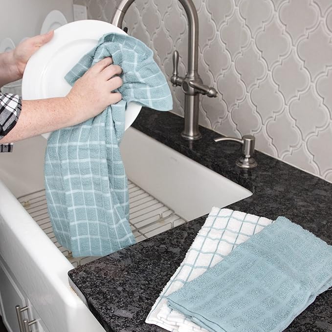 Ritz Premium 3-Pack Kitchen Towel & 6-Pack Dish Cloth Set - Image 4