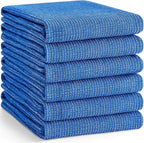 Homaxy Premium Kitchen Towels, Large Cotton Kitchen Hand Towels, Flat and Terry - Image 8