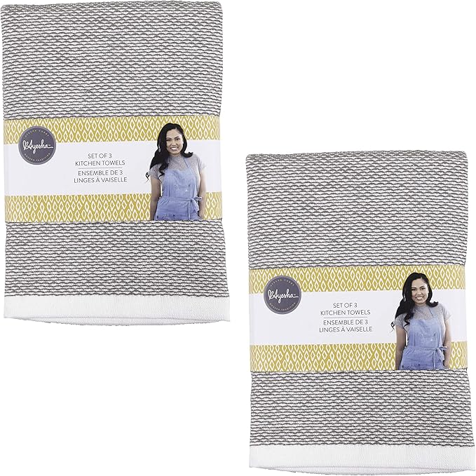 KAF Home Ayesha Curry Mixed Utility Kitchen Towel Set, Mixed Terry Kitchen - Image 5