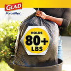 Glad Large 30 Gallon Trash Bags, Pine-Sol Heavy Duty Garbage Bags, Forceflex - Image 6