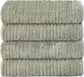 SKL Home CloudSoft Cotton Luxury 4 Pc Bath Towel Set by SKLHomebySaturdayKnightLtd