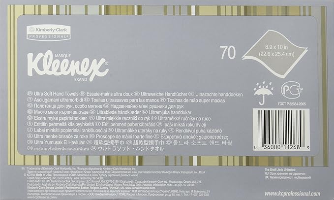 Kimberly Clark 11268 Kleenex Hand Towels Premium Ultra Soft, Pop-Up Box - Image 2