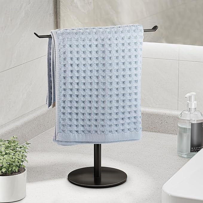 Towel Rack T-Shape Hand Holder for Bathroom, Headband and Lightweight Bathroom by niffgaff