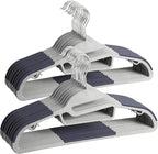 Finnhomy 50 Pack Plastic Hangers, Heavy Duty Clothes Hangers by Finnhomy
