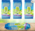 Wet Floor Wipes, Fresh Scent & Plant-Based Textured Cloth Trap Absorb Dirt by JuniperCLEAN